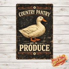 Farm Fresh Eggs Room Man Cave Art Decorations Metal Wall Sign