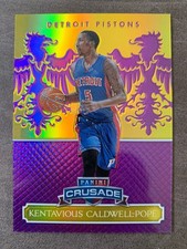 2014-15 Panini Excalibur #65 Kentavious Caldwell-Pope /75 Crusade Purple Detroit