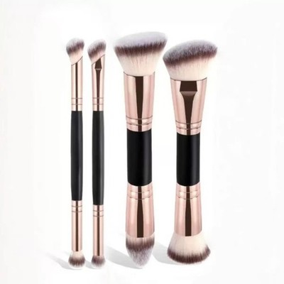 Doppelendiges 4-teiliges synthetisches Make-up Pinsel Set weich für Rouge Found