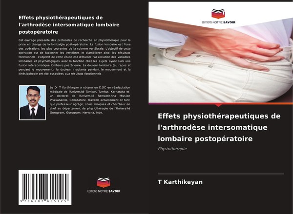 T. Karthikeyan | Effets PhysiothéRapeutiques De L'arthrodèSe Intersomatique...-image