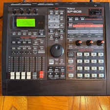 Roland SP-808 with Power Cable and Floppy Disk Tested Working Groove Sampler
