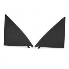 Interior Door Mirror Triangle Trim Cover Set Compatible with 2003 R230-SL BK