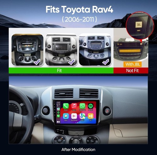 9 Inch Android 13 CarPlay Car Radio for Toyota RAV4 2006 2007 2