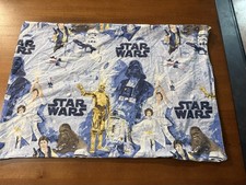 Pottery Barn Sheets Star Wars Cotton TWIN A New Hope 3pc Set Fitted Flat  Case