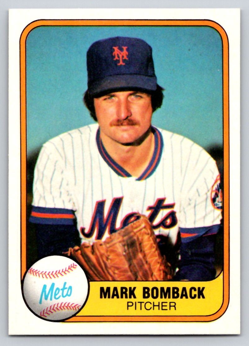 1981 Fleer - Mark Bomback #323 (RC) - *Near Mint*