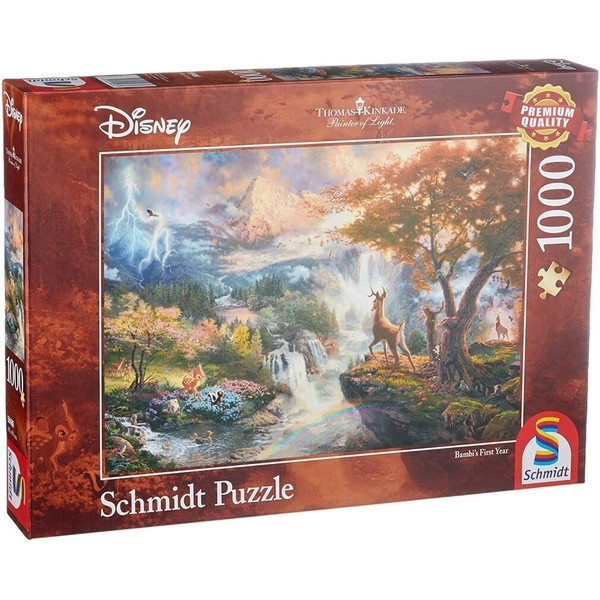 Schmidt Spiele Schmidt Spiele Puzzle Disney, Bambi 1000 Teile-image