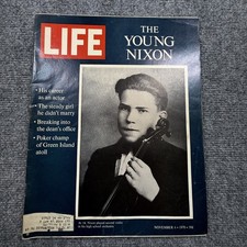 Life Magazine November 6 1970 Richard Nixon The Young Nixon