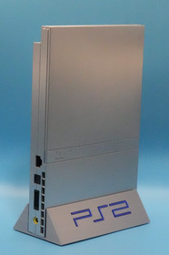 PlayStation 2 Slim vertical stand Silver 3D Printed