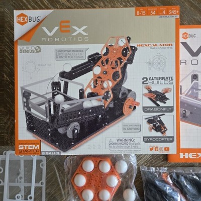 STEM Robotics Kit - HEXBUG VEX Hexcalator - 245+ Pieces - Open Box Complete