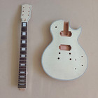 DIY Electric Guitar Quilted Maple Top parts Rosewood Fretboard Mahogany Body — photo 3