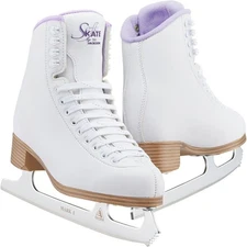 Jackson Ultima Classic SoftSkate Womens/Girls Ice Skates - Purple Lining, Size 5