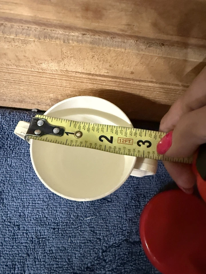 Taza para beber vintage azul Tommee Tippee con fondo ponderado con tapa Foto 4 de 4