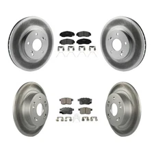 Ceramic Coated Brake Rotors Front Rear for Acura TSX 2011-2014 oe51 Premium