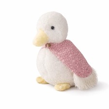 VTG Eden Beatrix Potter Puddle Duck Plush Jemima Pink Shawl Stuffed Easter Toy