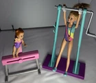 Vintage 1995 Gymnast Stacie doll by Mattel & You Can Be Anything