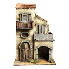 Casa stile '700 con luce 15X23X34cm per presepe