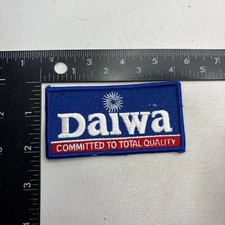 Vtg DAIWA Rod And Reels Fishing Patch Fish Angler 69SQ