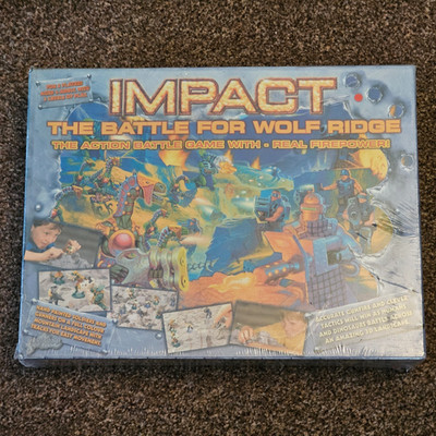 Brettspiel Impact Battle For Wolf Ridge Wargame Drumond Park Dinosaurier versiegelt