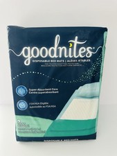 GoodNites Disposable Bed Pads Super-Absorbent Core 84x74cm Stay-in-Place 9 Count