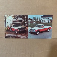 1970 Kaiser Jeep Jeepster Gladiator Camper Factory Dealership Postcard