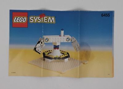Vintage Lego System 6455 Instructions Only Space Astronaut NASA Centrifuge Pilot
