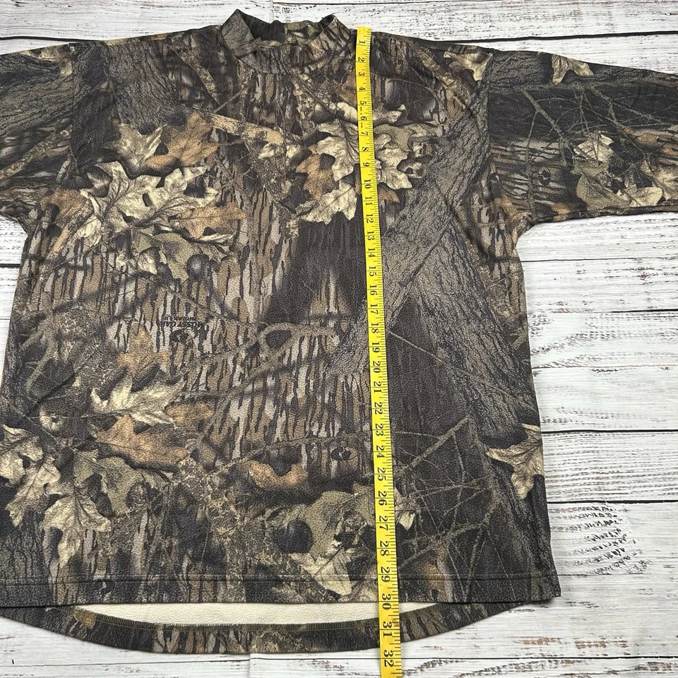 Pullover de Colección Columbia Polar Camuflado Para Hombres XL Caza Simulado Cuello Capa Base Roble Musgo Foto 3 de 4