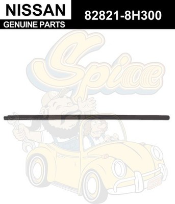 Nissan Genuine X Trail Moulding Rear Door Outside LH 82821 - 8H300 JAPAN