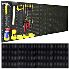 Pegboard Kit - 4 Each 24"X16" Peg Board Panels - Made in USA - Mounted Size Is 6