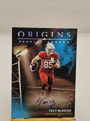 2024 Panini Origins - Proving Ground Signatures Trey McBride #PGS-TMC /25 SP 