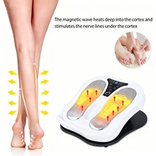 Foot Massager EMS TENS Machine Booster Foot Leg Blood Circulation Pain Relieve
