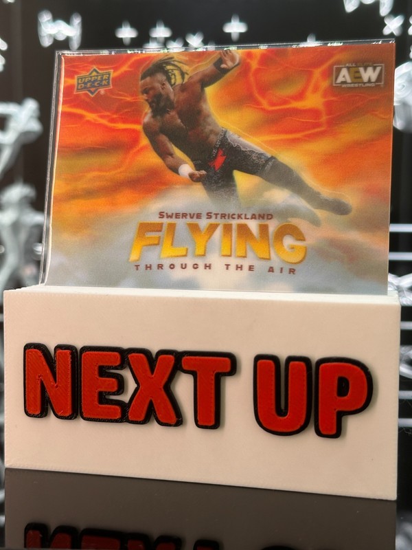 2024 Upper Deck AEW Wrestling Swerve Strickland Flying Through The Air CASE HIT
