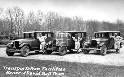 House Of David Baseball Team Cars Benton Harbor Michigan MI - Reprint