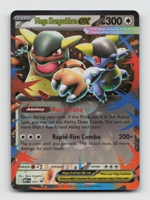 Mega Kangaskhan ex 025 Promo MEP ME: Mega Evolution Promo Holo Pokemon Holo NM/M