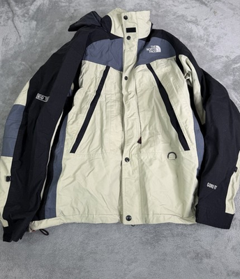 #ad #ad The North Face Men’s Gore Tex Mountain Jacket Size Large Beige Outdoor $59.99