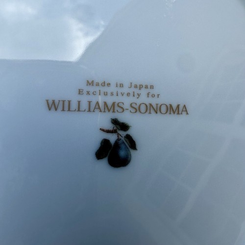 6 Williams Sonoma WSO35 Birne Salatteller Goldrand 8,25" Ausgezeichnet Grün Japan - Bild 11 von 13