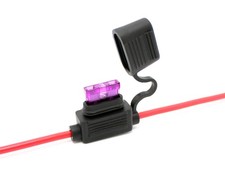 1x KFZ-Sicherungshalter ATC ATO IP56 WASSERDICHT 4mm² max. 30A Flachsicherung