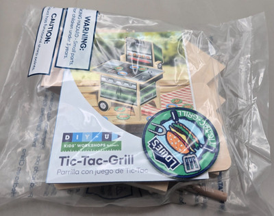 Lowe s Build Workshop DIY Kit- Tic Tac Grill With Patch