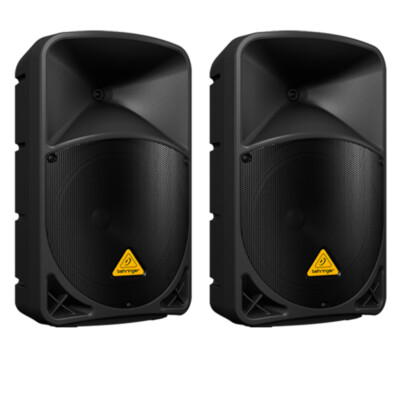 2 x Behringer EUROLIVE B112D Active PA Speaker 2-Way 1000W 12