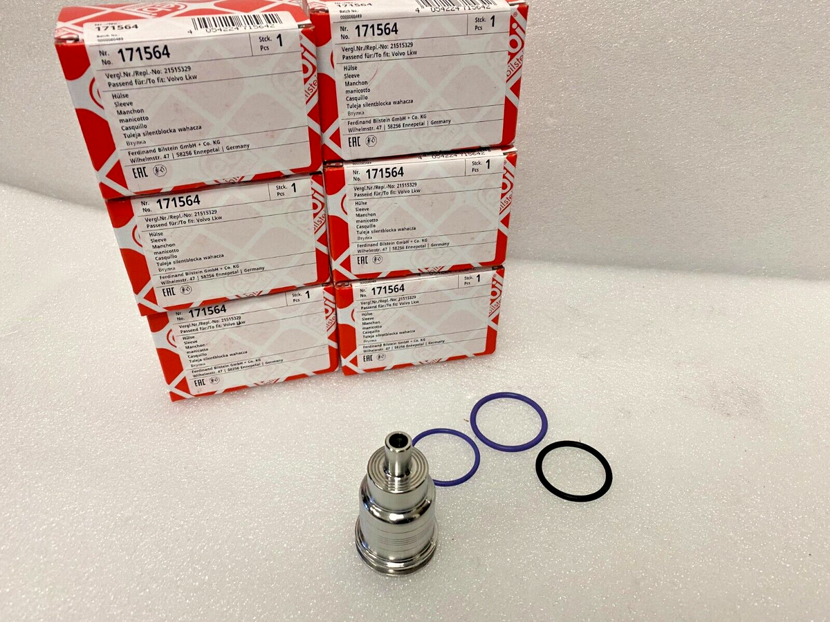 Volvo Mack Injector Sleeve Kit 21515329 X6 Febi Made in Germany