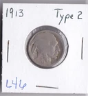 1913 Buffalo Nickel Type 2 Acid Dated L46