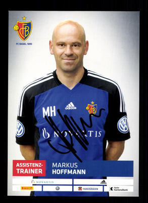 Markus Hoffmann Autogrammkarte FC Basel 2013-14 Original Signiert+A 154482