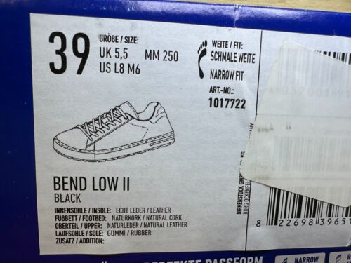 Birkenstock Bend Low II Sneaker Trainers Shoes Womens Size 8-8.5 EU 38 Narrow - Picture 11 of 11