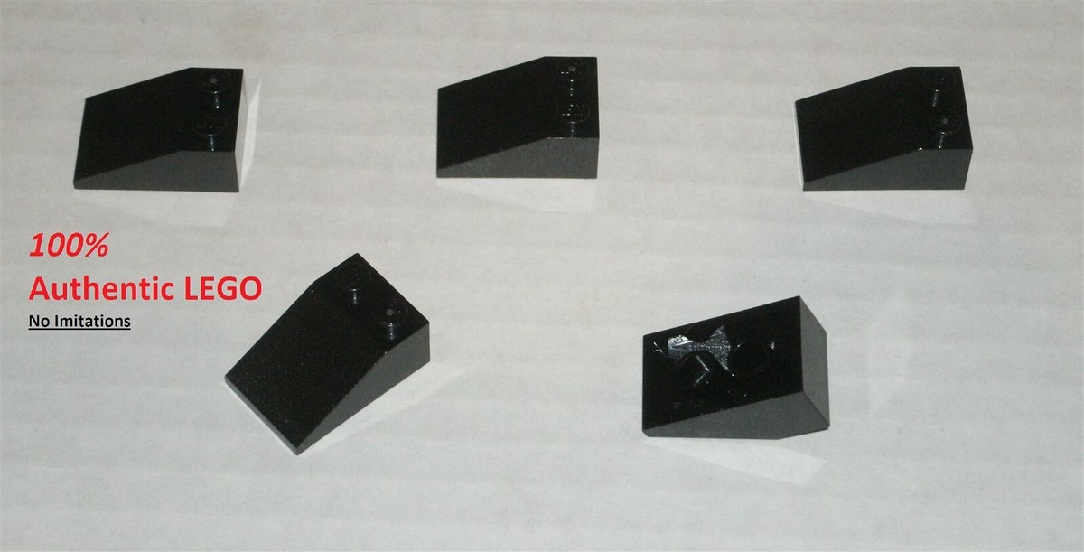 LEGO NEW 2x3 Black Slope 25° (5x) 329826 Brick 3298 | eBay