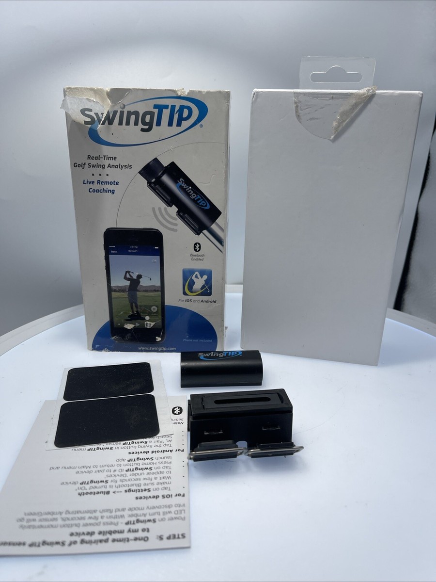 SwingTIP Real Time Golf Swing Analyzer Sensor with Auto Video