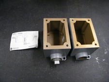 ALLEN BRADLEY 800H-2HHX7 HEAVY DUTY PUSH BUTTON BASE STATION 2 GANG