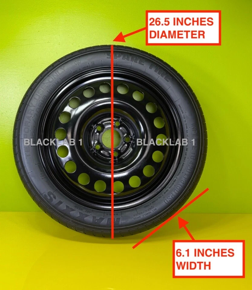 NEUMÁTICO DE REPUESTO 18" SE ADAPTA A:2018 2019 2020 2021 2022 2023 BMW X2 (26,5" DIÁMETRO) Foto 2 de 3