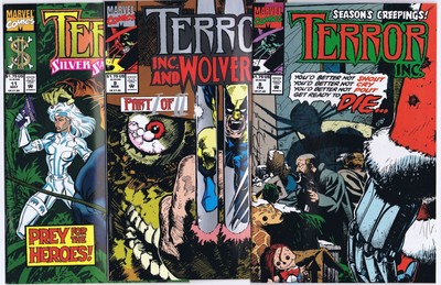 TERROR INC. # 8, 9, 11 US Marvel Comics 1993 