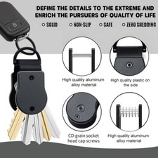 Key Organizer Keyholder Keychain Compact Metal Key Case Minimalist Key Fob