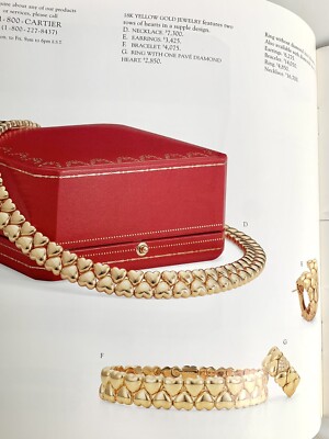 CARTIER VINTAGE 1998 CATALOGUE PRICING COMPLETE COLLECTOR BOOK