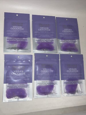 6 PAC Pacifica Vegan Ceramide Undereye Smile Line Jelly Patches Spot Masks 4 Ct